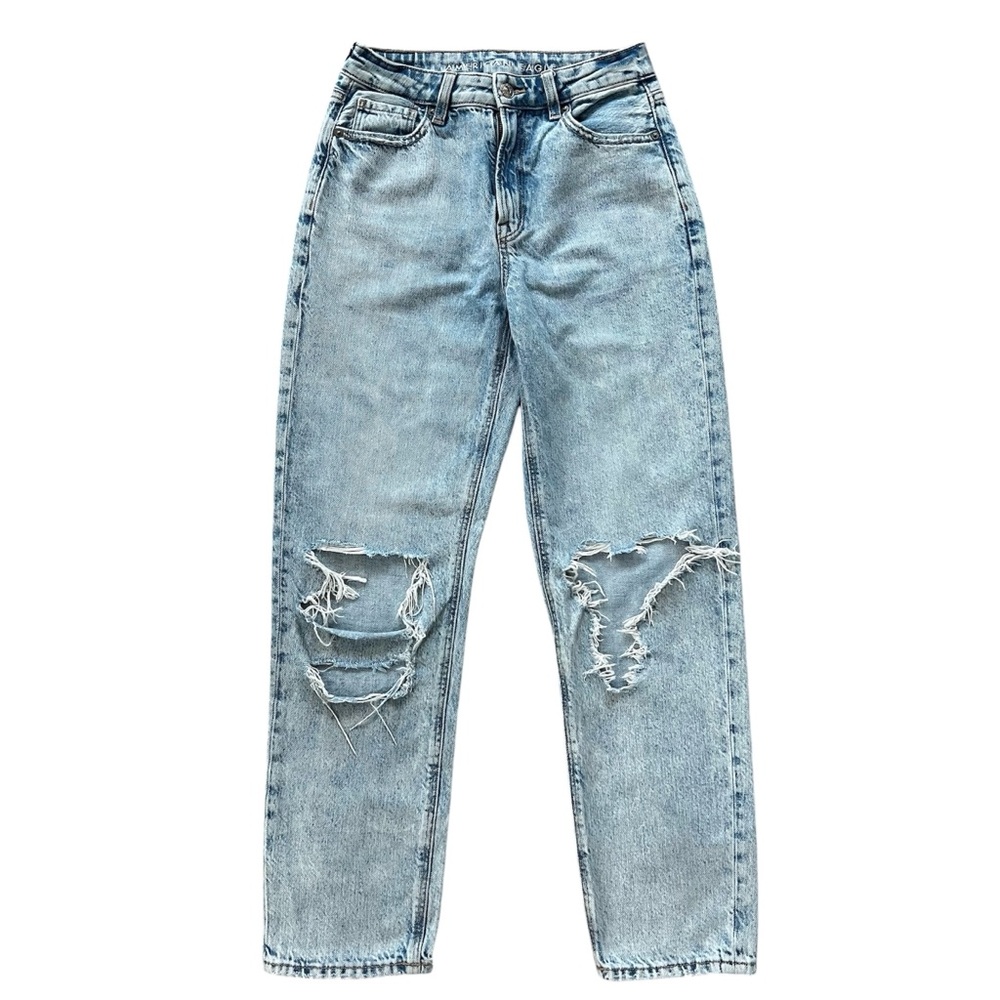 American Eagle Mom Straight Jeans Size 2 Regular